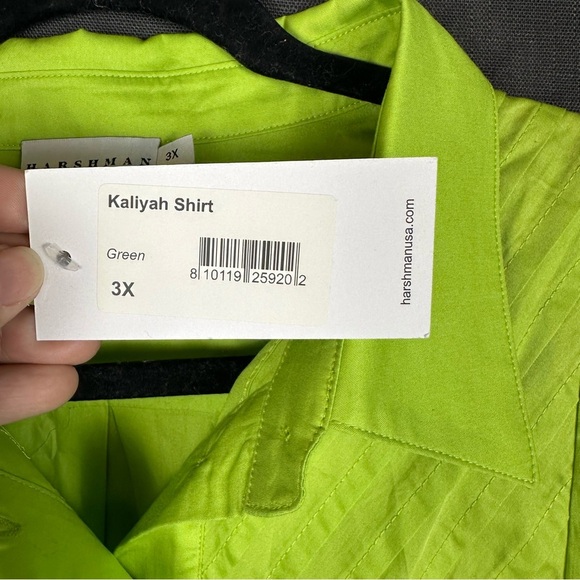 Harshman | Green Button Down Shirt - Picture 3 of 8